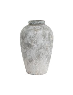 Hill Interiors Aged Stone Tall Ceramic Vase 19418