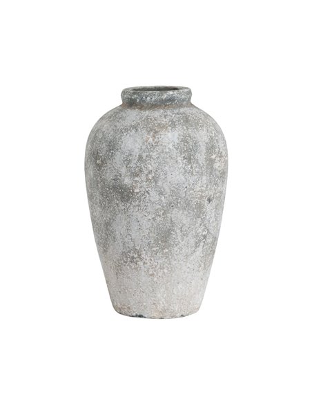 Hill Interiors Aged Stone Tall Ceramic Vase 19418 - pic 113718 | FastDaddyshop