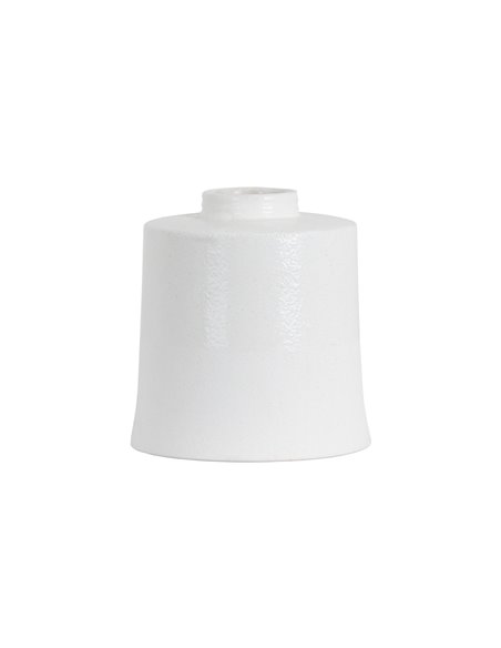 Hill Interiors White With Grey Detail Large Cylindrical Ceramic Vase 19419 - pic 113723 | FastDaddyshop