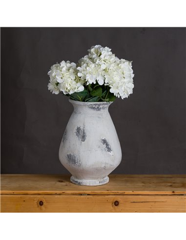 Hill Interiors Naxos Large Antique White Vase 19500