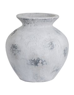 Hill Interiors Downton Large Antique White Vase 19501