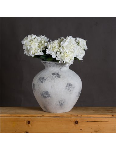 Hill Interiors Downton Large Antique White Vase 19501