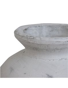 Hill Interiors Darcy Antique White Vase 19502 2