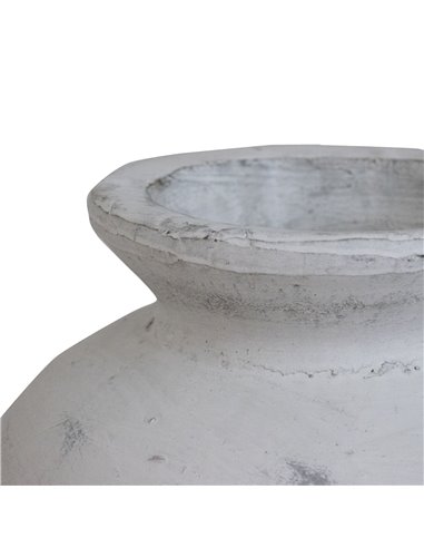 Hill Interiors Darcy Antique White Vase 19502