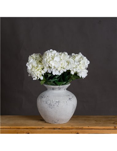Hill Interiors Darcy Antique White Vase 19502