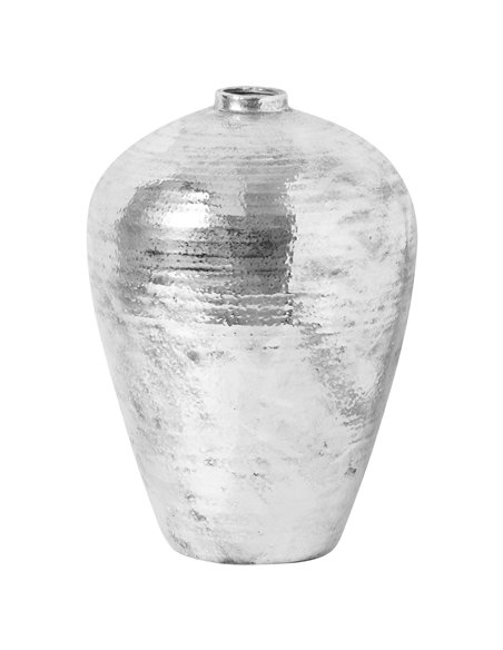Hill Interiors Large Hammered Silver Astral Vase 21717 - pic 113769 | FastDaddyshop