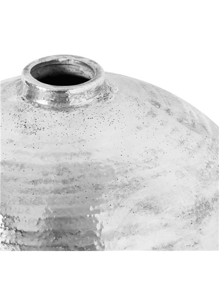 Hill Interiors Large Hammered Silver Astral Vase 21717 - pic 113770 | FastDaddyshop