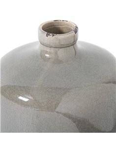 Hill Interiors Garda Grey Glazed Eve Vase 21770 2