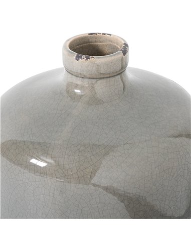 Hill Interiors Garda Grey Glazed Eve Vase 21770