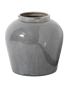 Hill Interiors Garda Grey Glazed Juniper Vase 21772