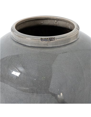 Hill Interiors Garda Grey Glazed Juniper Vase 21772