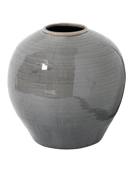 Hill Interiors Garda Grey Glazed Regola Vase 21777 - pic 113784 | FastDaddyshop