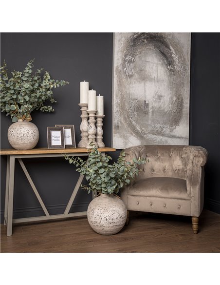 Hill Interiors Tiber Stone Ceramic Vase 22245 - pic 113801 | FastDaddyshop