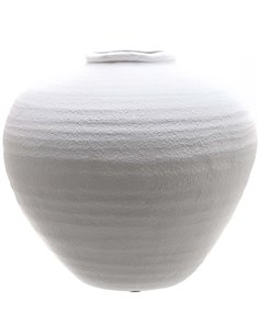 Hill Interiors Regola Matt White Ceramic Vase 22247