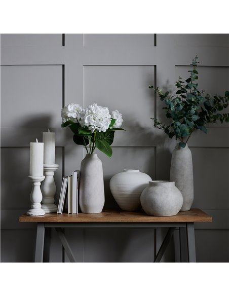 Hill Interiors Regola Matt White Ceramic Vase 22247 - pic 113805 | FastDaddyshop