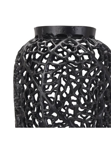 Hill Interiors Black Cast Lattice Large Vase 22875 - pic 113825 | FastDaddyshop