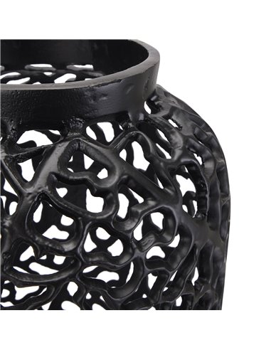 Hill Interiors Black Cast Lattice Large Vase 22875