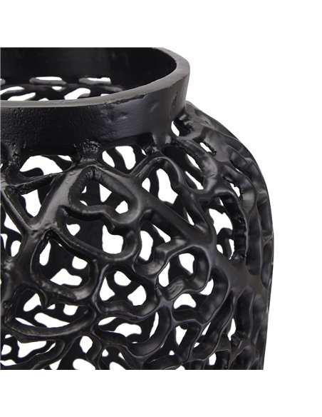 Hill Interiors Black Cast Lattice Large Vase 22875 - pic 113826 | FastDaddyshop