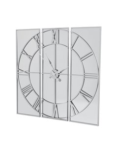Hill Interiors Celina Mirrored Wall Clock 21619 2