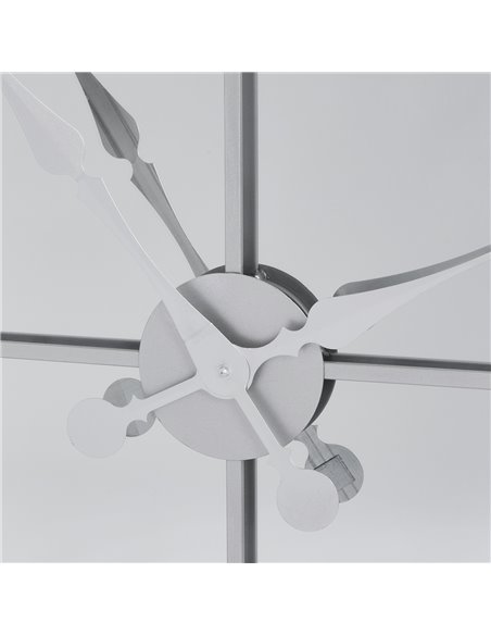 Hill Interiors Celina Mirrored Wall Clock 21619 - pic 113867 | FastDaddyshop