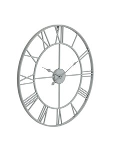 Hill Interiors Grey Skeleton Wall Clock 21621