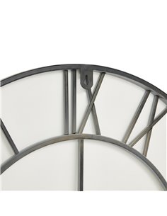 Hill Interiors Grey Skeleton Wall Clock 21621 2