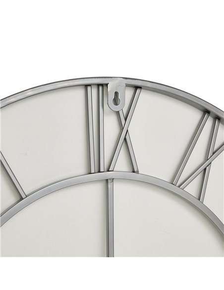 Hill Interiors Silver Skeleton Wall Clock 21622 - pic 113871 | FastDaddyshop