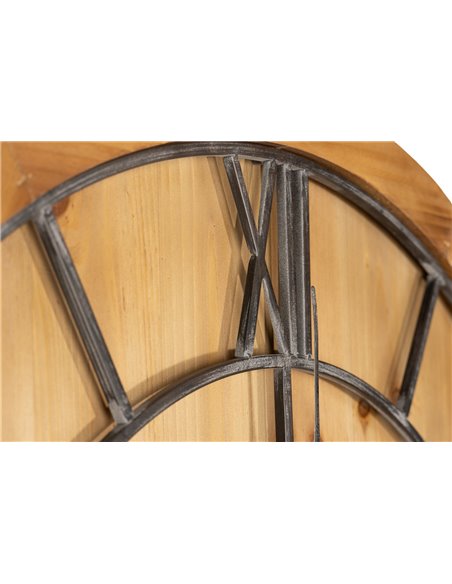 Hill Interiors Williston Large Wooden Wall Clock 21642 - pic 113894 | FastDaddyshop