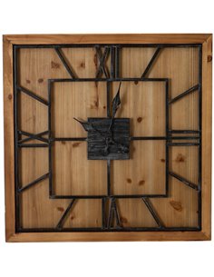 Hill Interiors Williston Square Large Wooden Wall Clock 21644