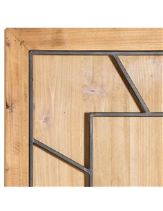 Hill Interiors Williston Square Large Wooden Wall Clock 21644 2