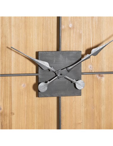 Hill Interiors Williston Square Large Wooden Wall Clock 21644