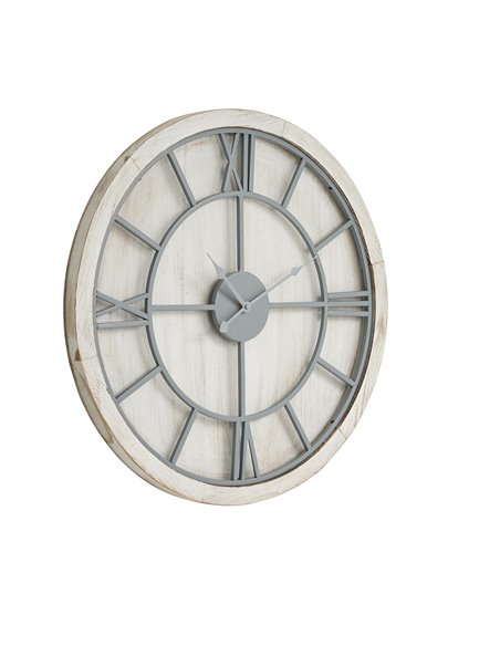 Hill Interiors Williston White Wall Clock 21649 - pic 113902 | FastDaddyshop