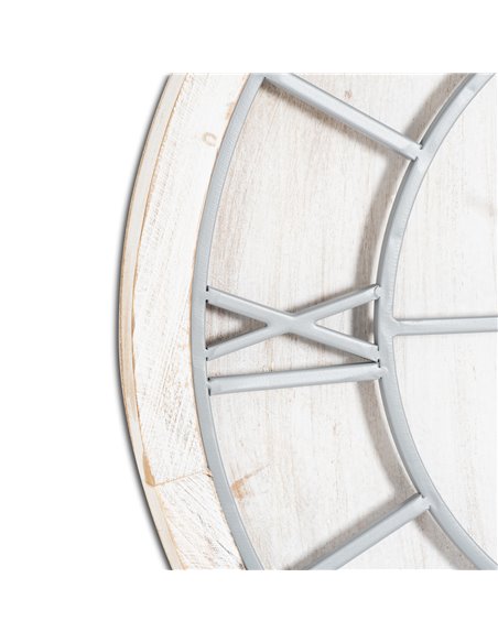 Hill Interiors Williston White Wall Clock 21649 - pic 113904 | FastDaddyshop