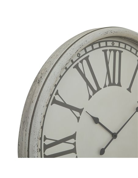 Hill Interiors Embossed Wall Clock With Glass 23270 - pic 113910 | FastDaddyshop