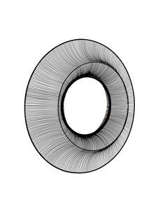 Hill Interiors Chico Black Large Wire Mirror 22715