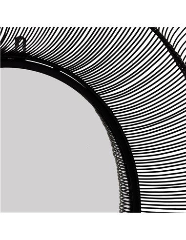 Hill Interiors Chico Black Large Wire Mirror 22715