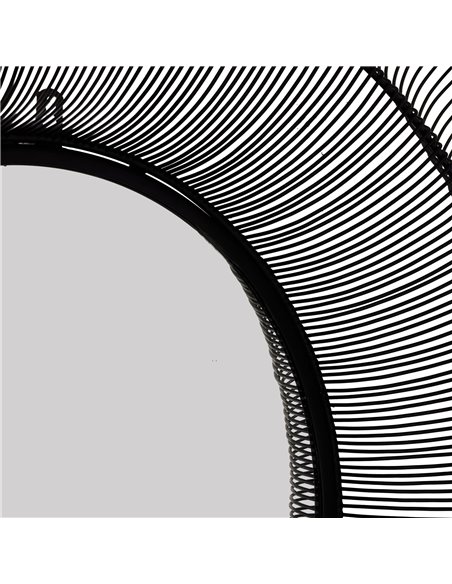 Hill Interiors Chico Black Large Wire Mirror 22715 - pic 113927 | FastDaddyshop