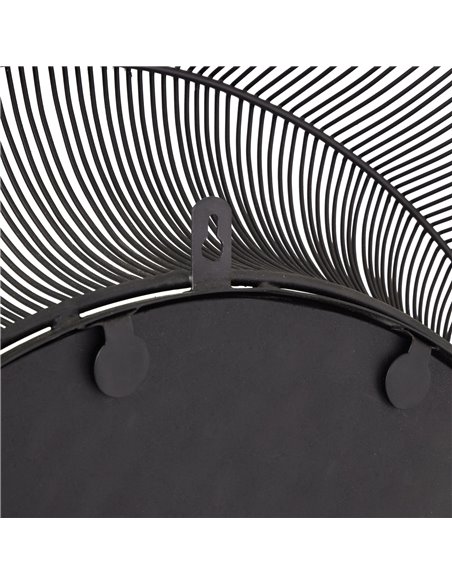 Hill Interiors Chico Black Large Wire Mirror 22715 - pic 113928 | FastDaddyshop