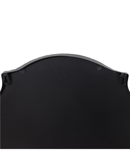 Hill Interiors Matt Black Ornate Curved Mirror 23087 - pic 113932 | FastDaddyshop