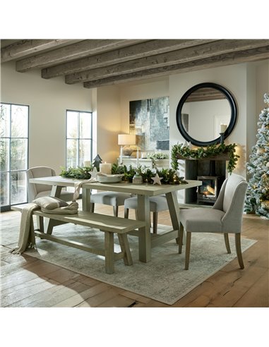 Hill Interiors Black Wood Round Framed Large Mirror 23334