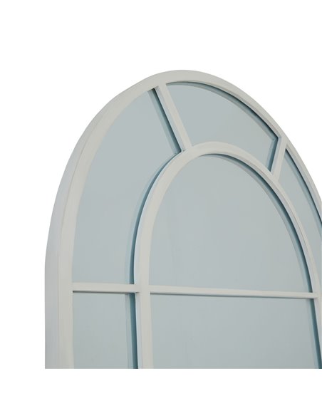 Hill Interiors White Large Arched Window Mirror 23338 - pic 113945 | FastDaddyshop