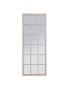 Hill Interiors Tall Washed Wood Window Mirror 23376