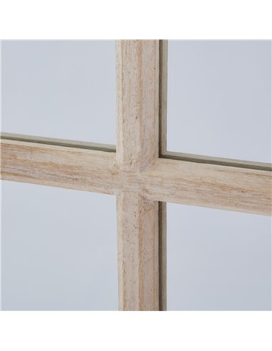 Hill Interiors Tall Washed Wood Window Mirror 23376