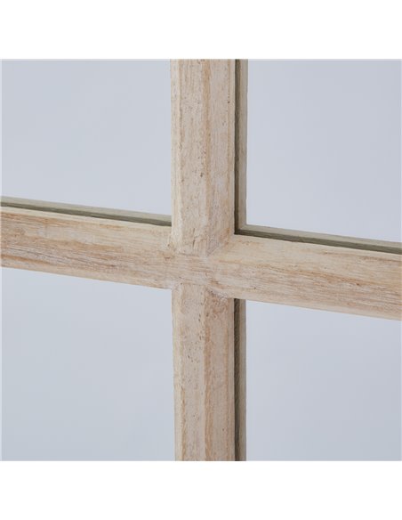 Hill Interiors Tall Washed Wood Window Mirror 23376 - pic 113951 | FastDaddyshop