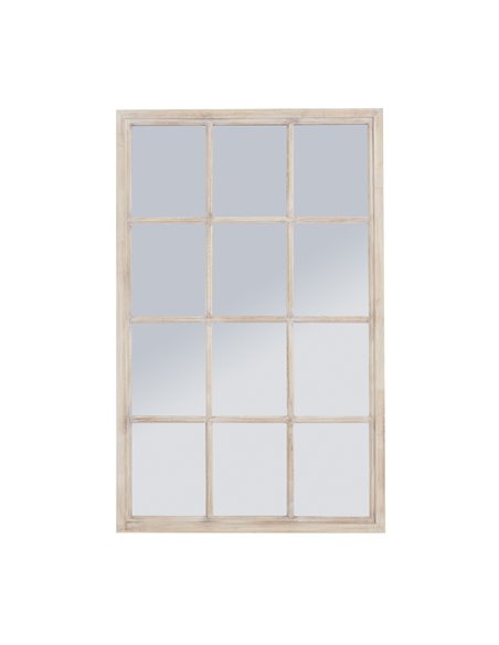 Hill Interiors Washed Wood Window Mirror 23377 - pic 113952 | FastDaddyshop