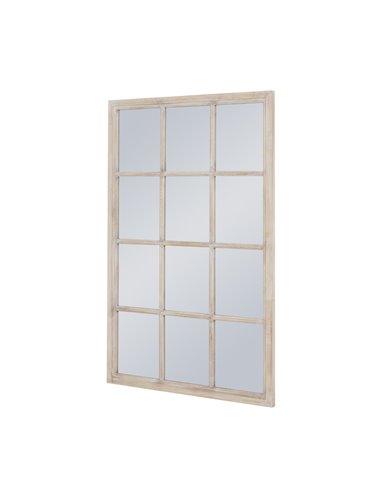 Hill Interiors Washed Wood Window Mirror 23377