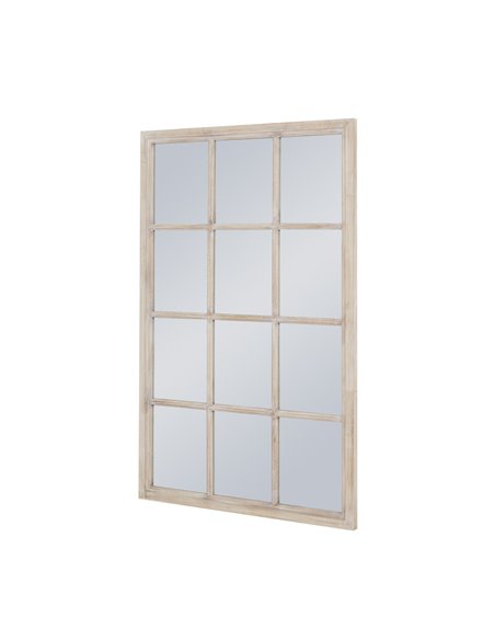 Hill Interiors Washed Wood Window Mirror 23377 - pic 113953 | FastDaddyshop