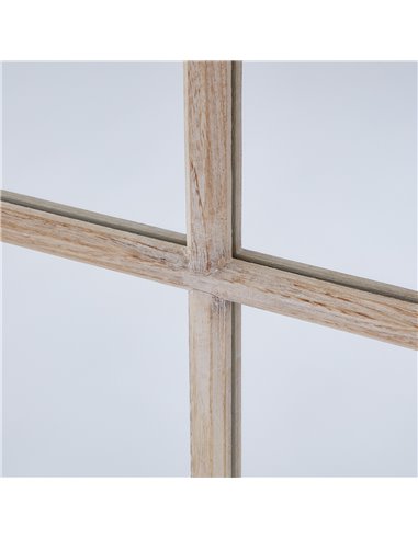 Hill Interiors Washed Wood Window Mirror 23377