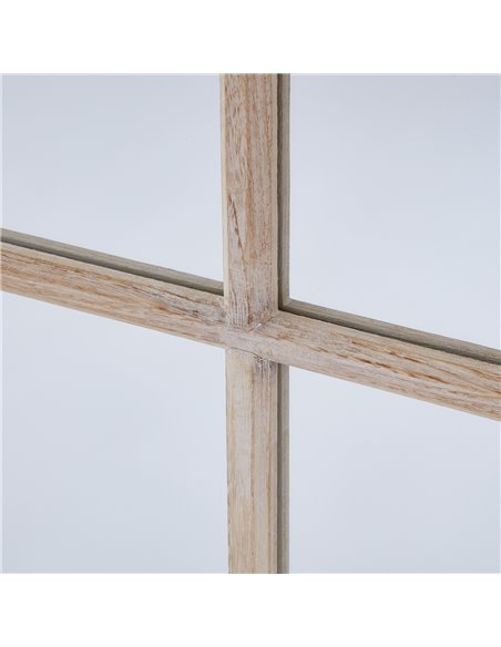 Hill Interiors Washed Wood Window Mirror 23377 - pic 113955 | FastDaddyshop