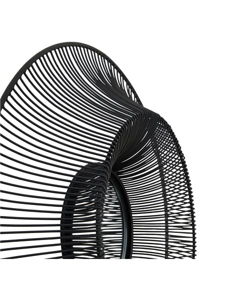 Hill Interiors Chico Black Wire Mirror 23585 - pic 113958 | FastDaddyshop